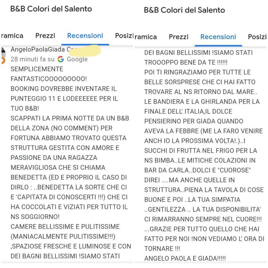 Bed and Breakfast Colori Del Salento Челліно-Сан-Марко Екстер'єр фото